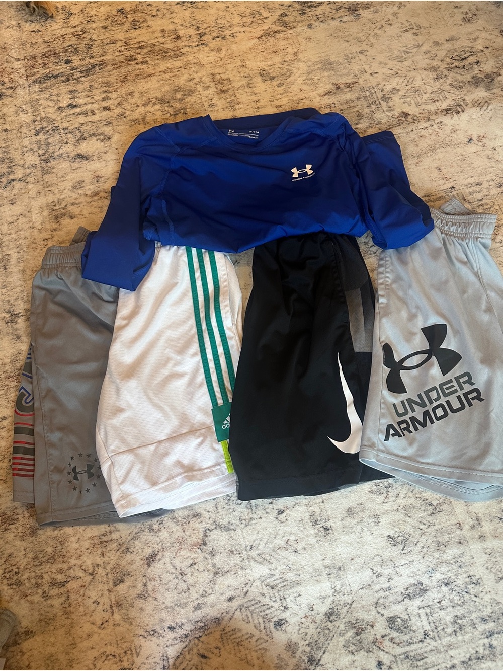 Lot of 5 Youth Large shorts and top